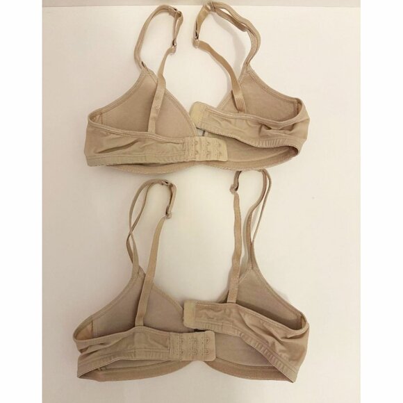 (2) Tween Bee Full Coverage Soft Cup Bras - Natural, 30A - Picture 3 of 5